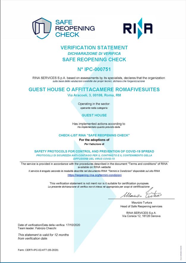 The certificate